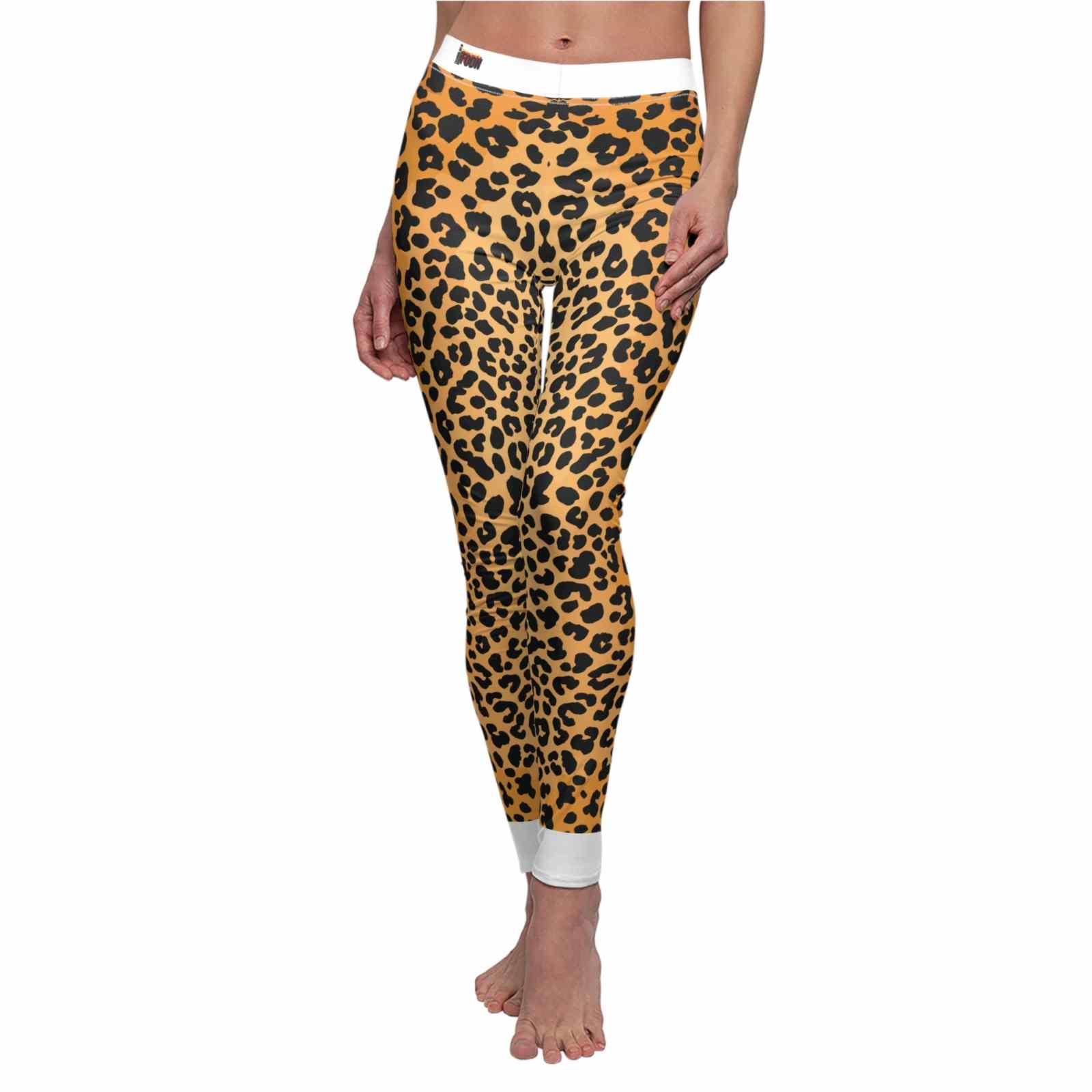 Wild Leopard Print Casual Leggings | Stylish Activewear for Women, Fitness, Loungewear, Animal Print, Trendy Outfit - Studio Nowhere All Over Prints