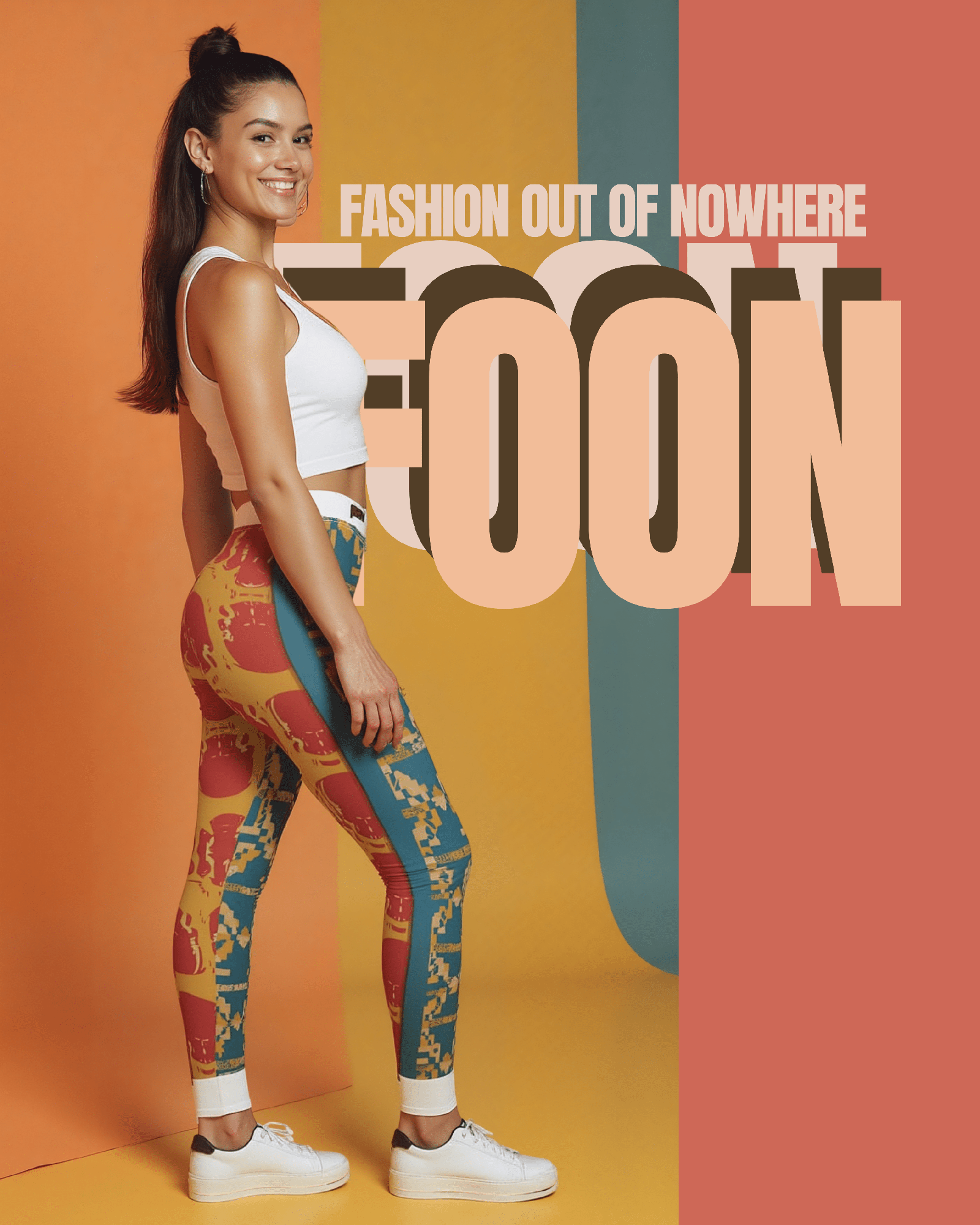 Women's Cut & Sew Casual Leggings (AOP) - Studio Nowhere All Over Prints