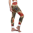 Trendy Printed Leggings featuring a unique design by designer Christofffe. These high-waist leggings are perfect for an active lifestyle, being both stylish and functional. Enjoy the comfort and versatility of these squat-proof leggings, crafted with 4-way stretch and seamless technology, ideal for yoga or everyday wear. Elevate your athleisure game with these statement leggings that combine fashion and function.