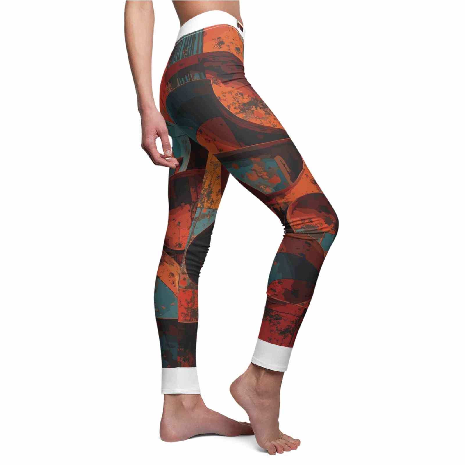 Designer Bohemian Leopard Printed High Waist Yoga Leggings for Women - Eco-Friendly Premium Quality