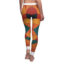 Stylish Women's Casual Leggings, AOP Print Activewear, Trendy Workout Leggings, Unique Gift for Her, Colorful Fashion Bottoms. Showcasing a captivating design, these seamless leggings provide a flexible fit, high-waist construction, and durability, making them perfect compression leggings. Ideal for gym workouts and chic athleisure outfits, these squat-proof leggings combine fashion and functionality effortlessly.