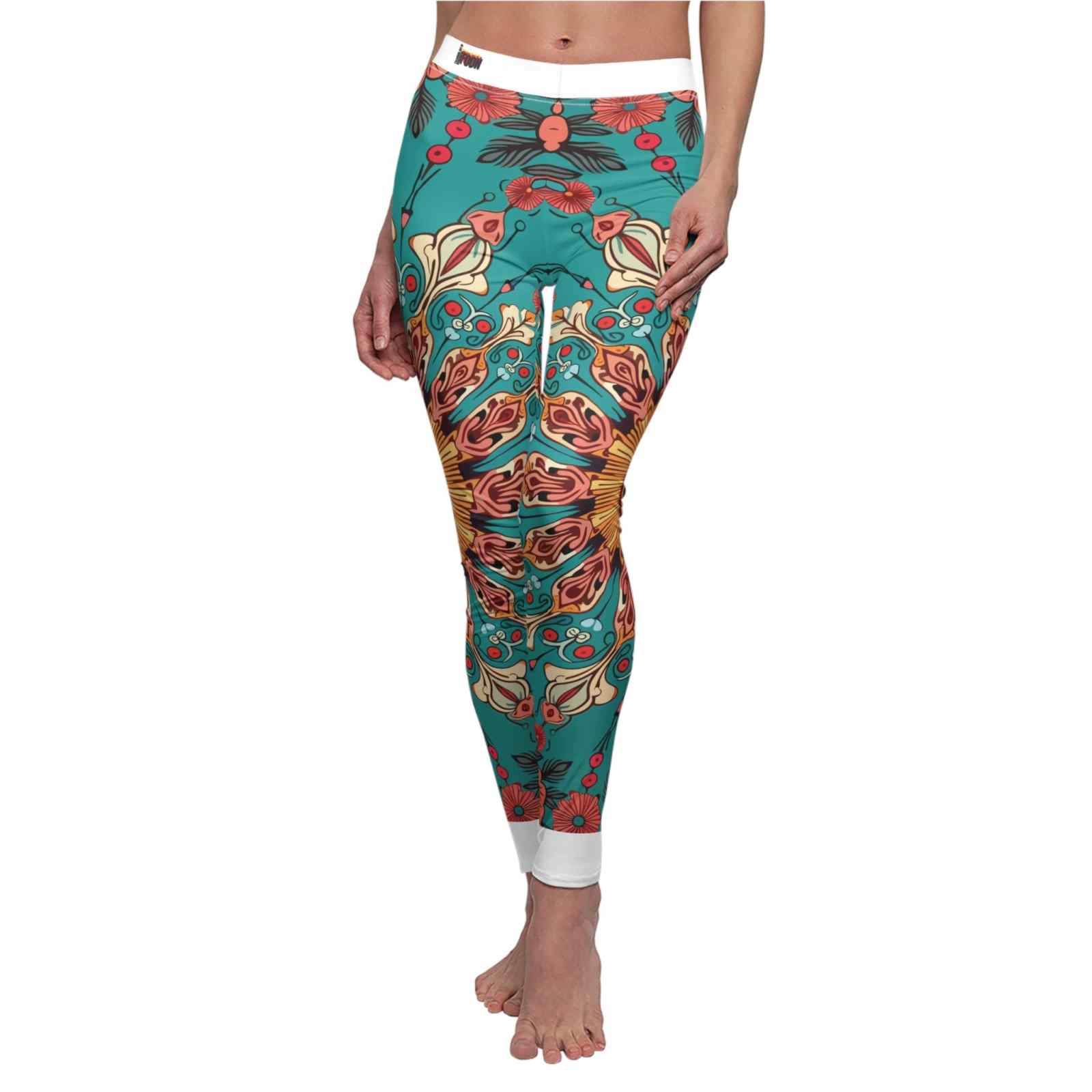 Christofffe Designer Yoga Leggings for Women, Premium Floral Print High Waist Activewear