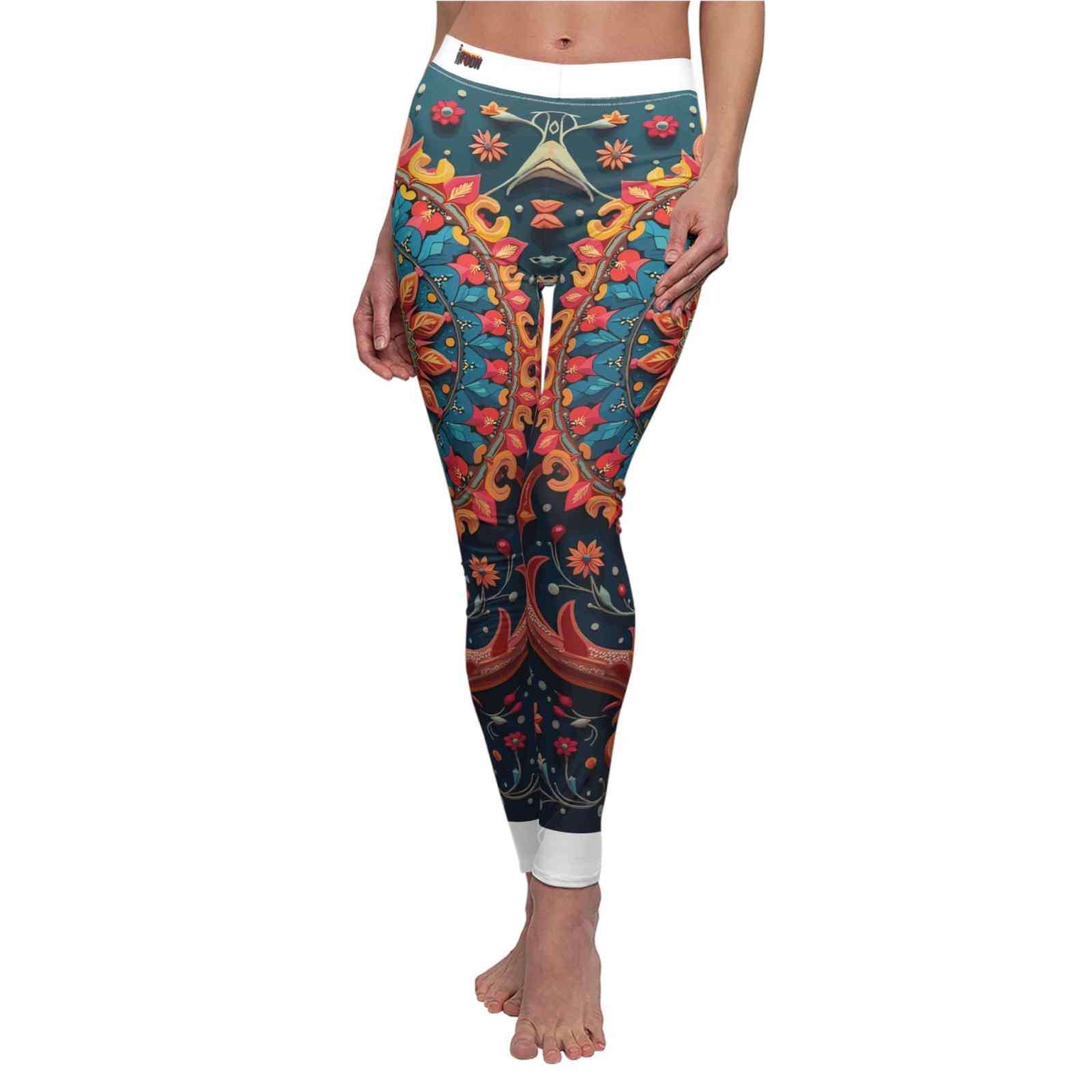 Premium Bohemian Women's High Waist Yoga Leggings - Colorful, Comfortable & Unique Design