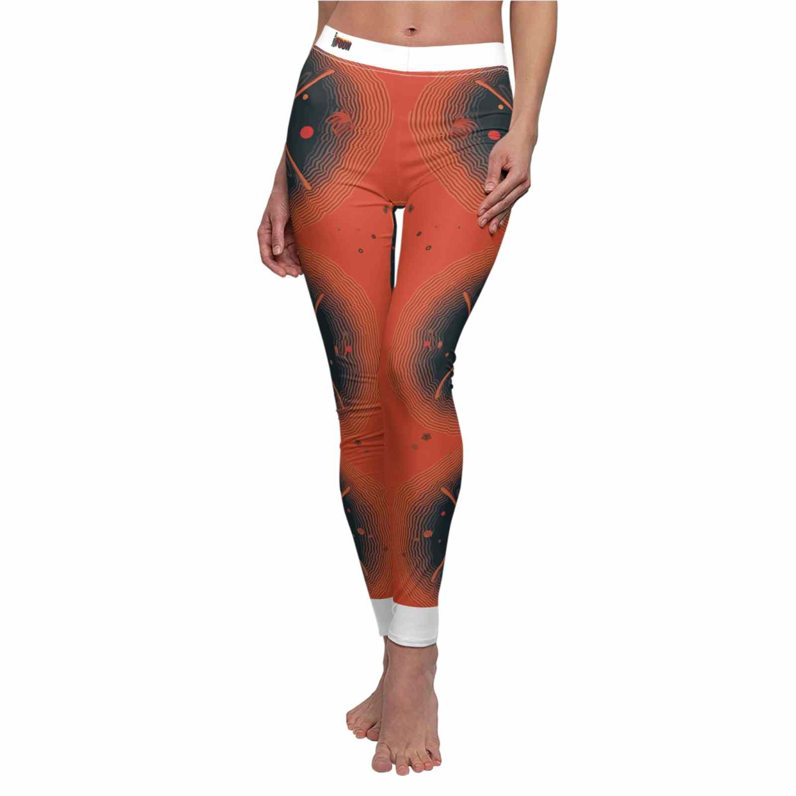 Stylish Women's High Waist Designer Leggings | Unique Printed Sustainable Yoga & Fitness Tights