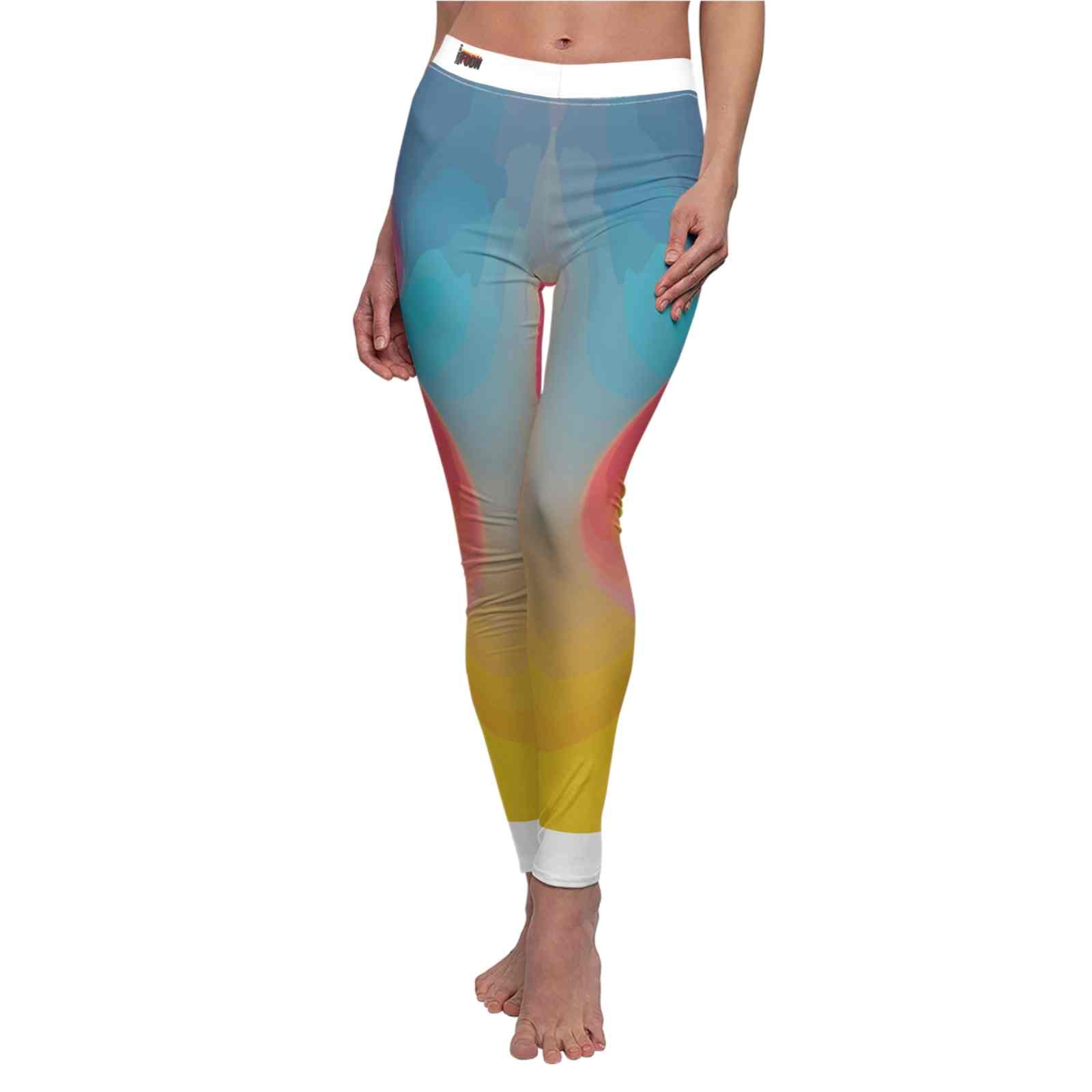 Premium Designer Women's Leggings - Eco-Friendly High Waist Yoga Pants, Unique Printed Leopard Style
