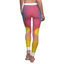 Vibrant Women's Leggings showcasing a colorful design, perfect for stylish activewear. These high-waist leggings are not only chic but also performance-ready, featuring 4-way stretch and compression technology, making them ideal for workouts. Elevate your athleisure with these designer leggings, crafted for comfort and style, ensuring a squat-proof experience during any activity.