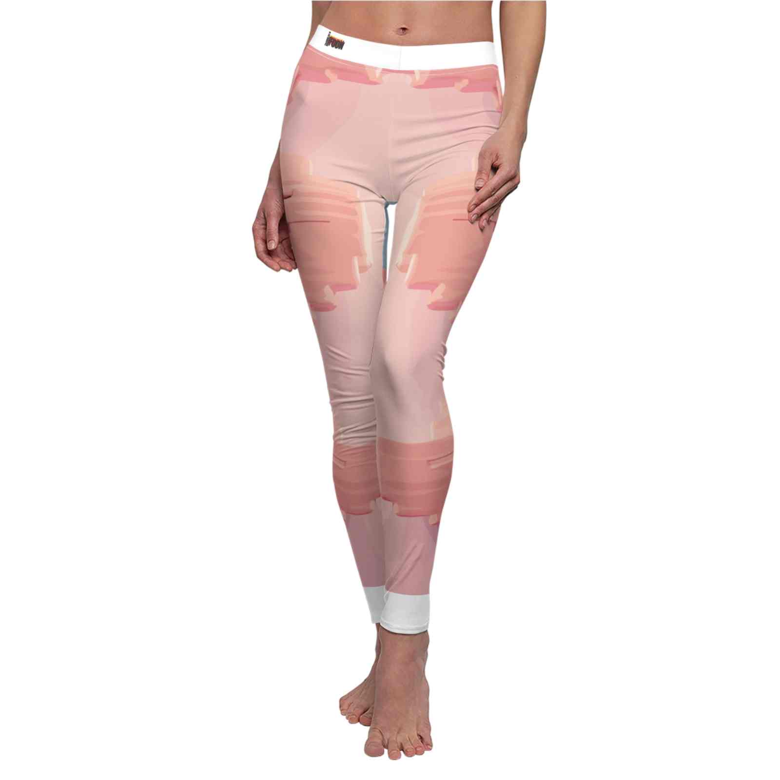 Trendy High Waist Designer Leggings for Women, Stylish Yoga & Sport Activewear in Leopard Print