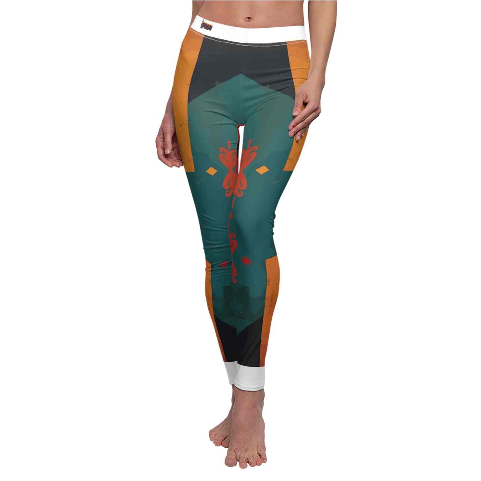Premium Designer Women's High Waist Yoga Leggings - Unique AOP Print, Trendy & Sustainable Activewear