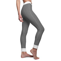 Stylish Women's Casual Leggings from Printify, featuring a modern side view, designed for workouts and everyday wear.