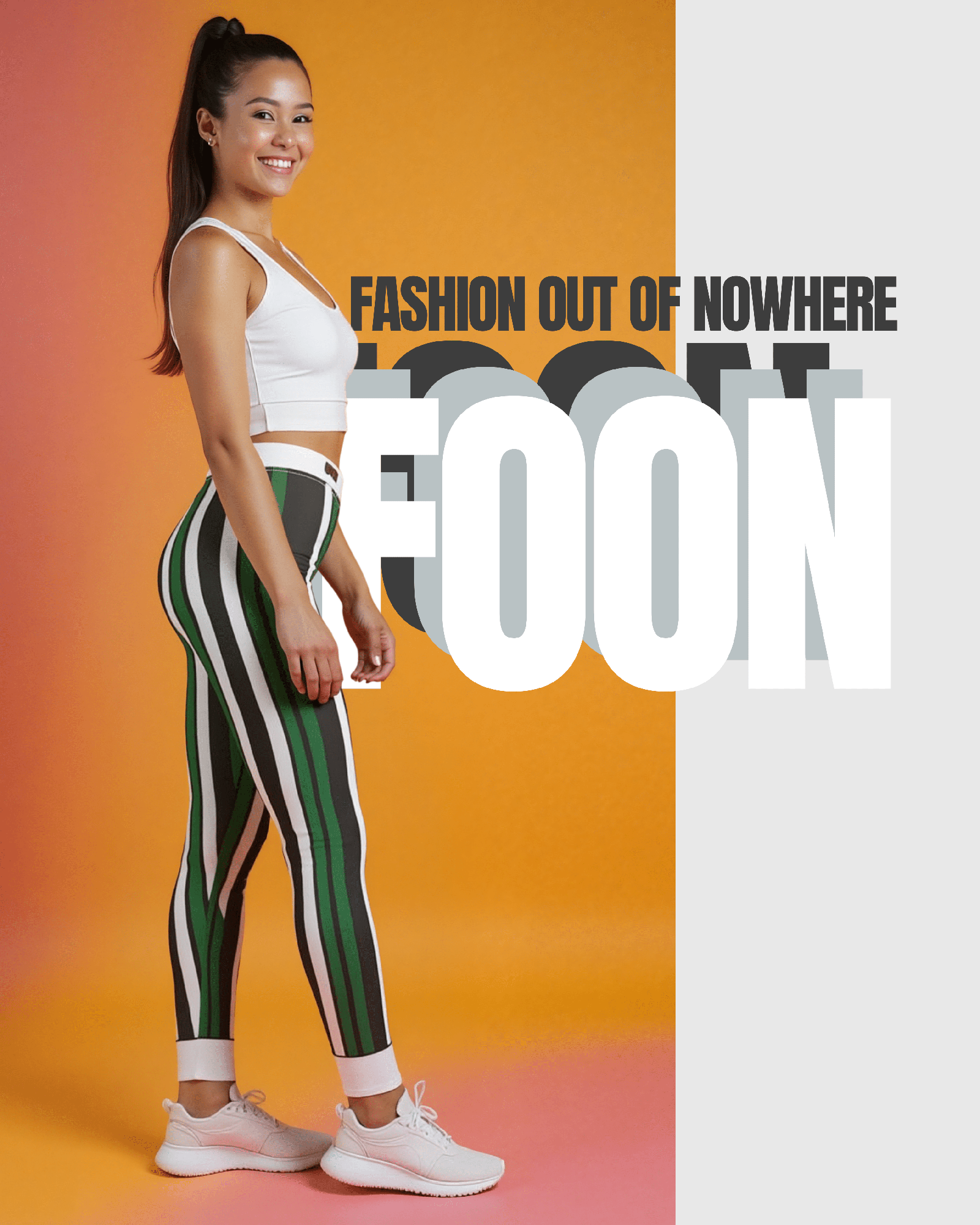 Chic High Waist Yoga Leggings For Women - Premium Sustainable Activewear, Unique Designer Artwear, Stylish Everyday Comfort
