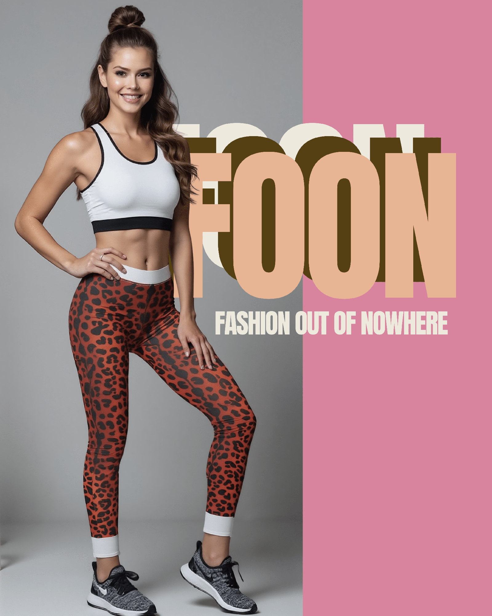 Fierce Leopard Print Leggings for Women - High Waist Premium Yoga & Sport Leggings - Sustainable Fashion