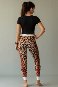 Leopard Print Casual Leggings for Women, Trendy Workout Pants, Fitness Leggings, Fashionable Homewear, Unique Gift for Her - Studio Nowhere All Over Prints