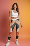 Stylish Women's Leggings, Casual Wear, Unique Art Design, Comfortable All - Day Leggings, Perfect for Fitness & Lounge - Studio Nowhere All Over Prints