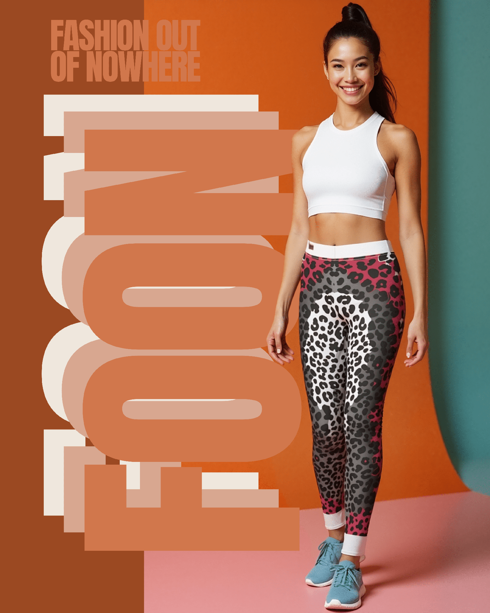 Premium Designer Yoga Leggings for Women, High Waist, Sustainable, Unique Print, Perfect for Fitness