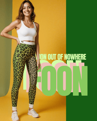 Vibrant Animal Print Leggings for Women, Trendy Casual Wear, Fitness Leggings, Wild Style Yoga Pants, Jungle Print Tights - Studio Nowhere All Over Prints