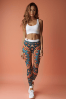 Vibrant Bohemian Women's Leggings, Colorful Casual Wear, Comfortable Active Leggings, Festival Ready Leggings, Gift for Her, Yoga Pants - Studio Nowhere All Over Prints