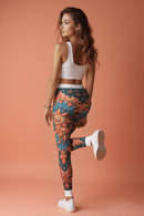 Vibrant Bohemian Women's Leggings, Colorful Casual Wear, Comfortable Active Leggings, Festival Ready Leggings, Gift for Her, Yoga Pants - Studio Nowhere All Over Prints