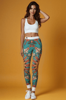 Vibrant Floral Women's Leggings, Comfortable Activewear, Unique Workout Pants, Stylish Yoga Leggings, Colorful Casual Wear - Studio Nowhere All Over Prints