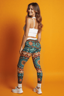 Vibrant Kaleidoscope Women's Leggings, Casual Wear, Yoga Pants, Festival Fashion, Colorful Activewear - Studio Nowhere All Over Prints