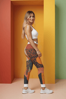 Vibrant Women's Casual Leggings, Colorful Stretchy Pants, Activewear, Fitness Leggings, Unique Patterned Tights - Studio Nowhere All Over Prints
