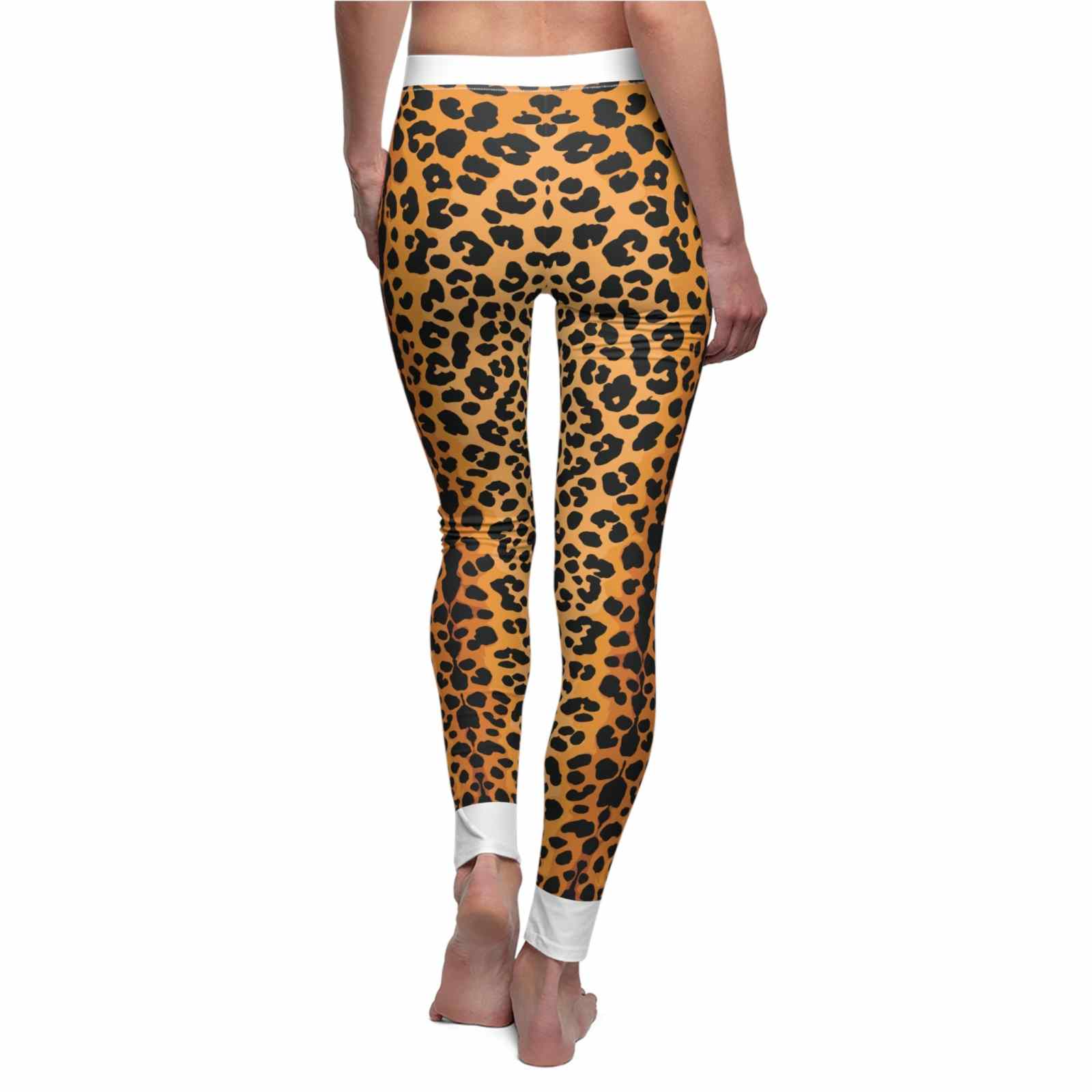 Wild Leopard Print Casual Leggings | Stylish Activewear for Women, Fitness, Loungewear, Animal Print, Trendy Outfit - Studio Nowhere All Over Prints