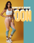 Stylish woman wearing Women's Casual Leggings with Abstract Design, featuring vibrant colors while posing confidently, perfect for yoga or casual wear.
